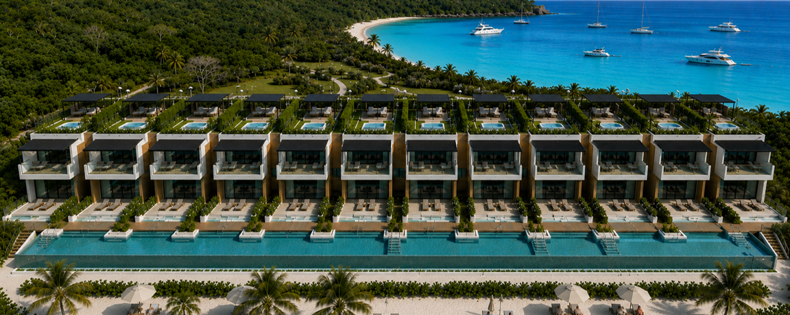 Concept for a collection of contemporary coastal residences